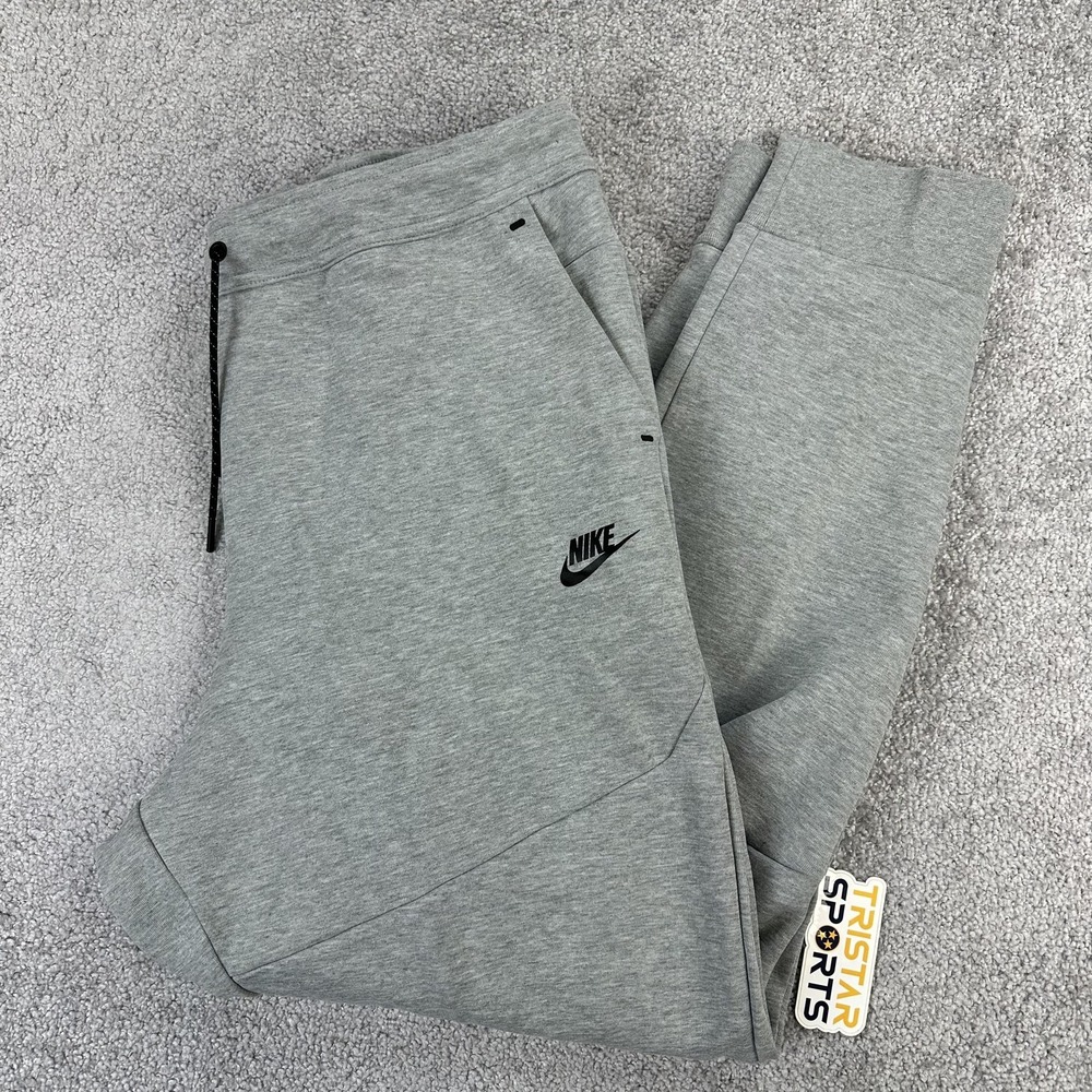 Nike Tech Fleece Joggers Mens 2XL Gray Slim Fit Taper Leg Sweatpants CU4495-063